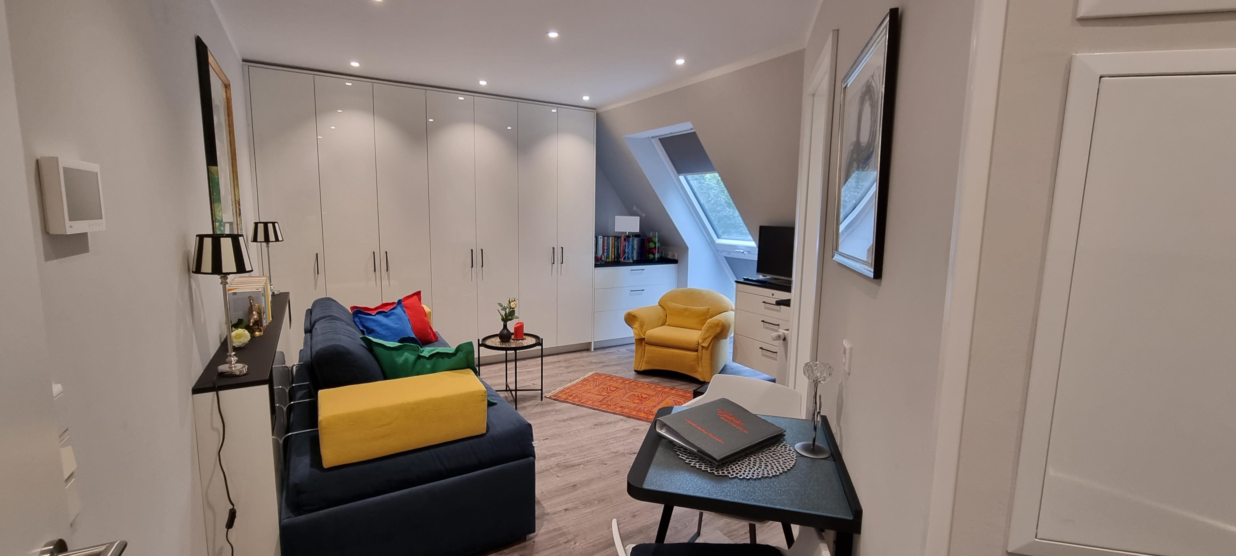 Blick in die gesamte Wohnung